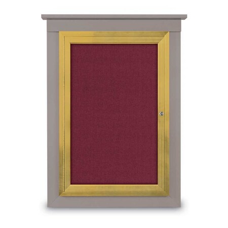 United Visual Products Letterboard, 36x24, Bronze/Blue UV9020ACS3624-BRONZE-BARBLU